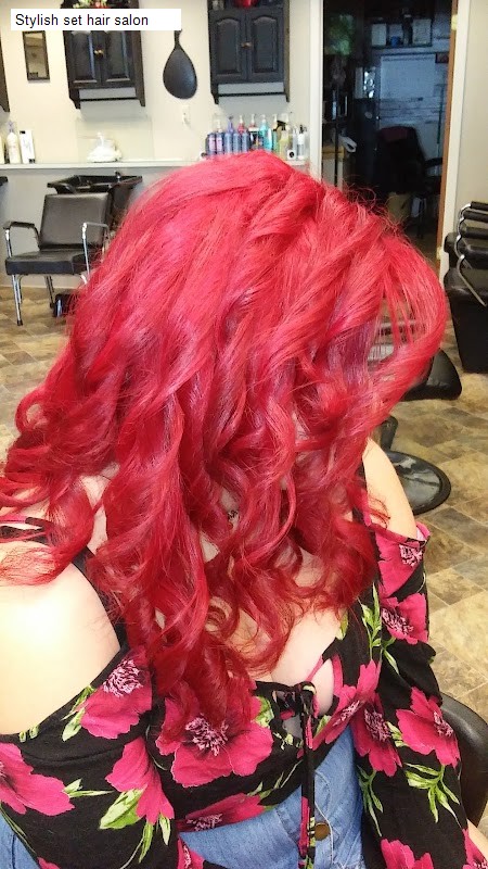 Stylish set hair salon