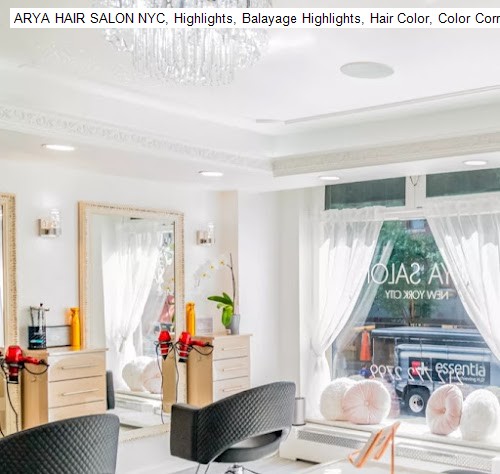 ARYA HAIR SALON NYC, Highlights, Balayage Highlights, Hair Color, Color Correction, Ammonia Free Color, Hair Extension